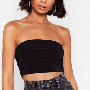 Nasty Gal Black Tube Top Never Worn